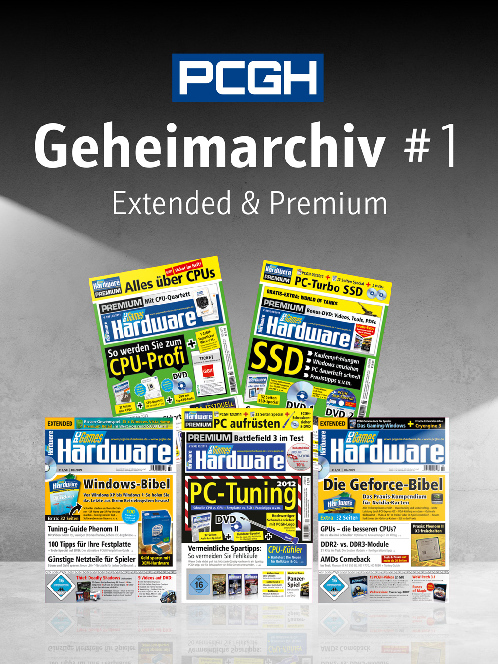 PCGH-Geheimarchiv #1: Extended und Premium 01/2025