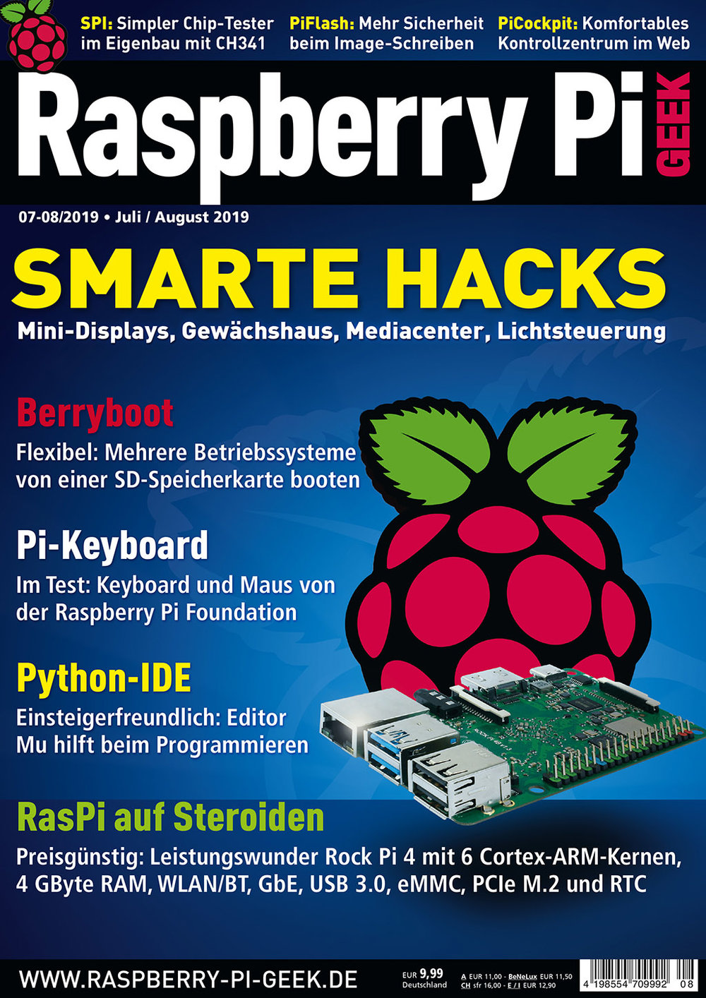 Raspberry Pi Geek ePaper 08/2019
