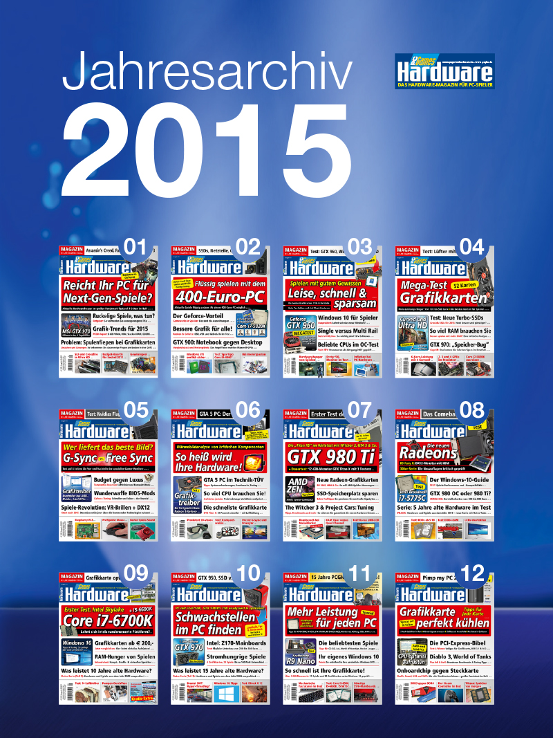 PC Games Hardware Jahresarchiv ePaper 999/2015