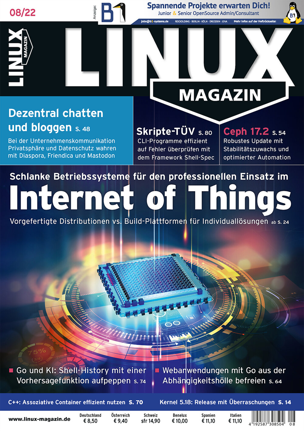 Linux Magazin 08/2022