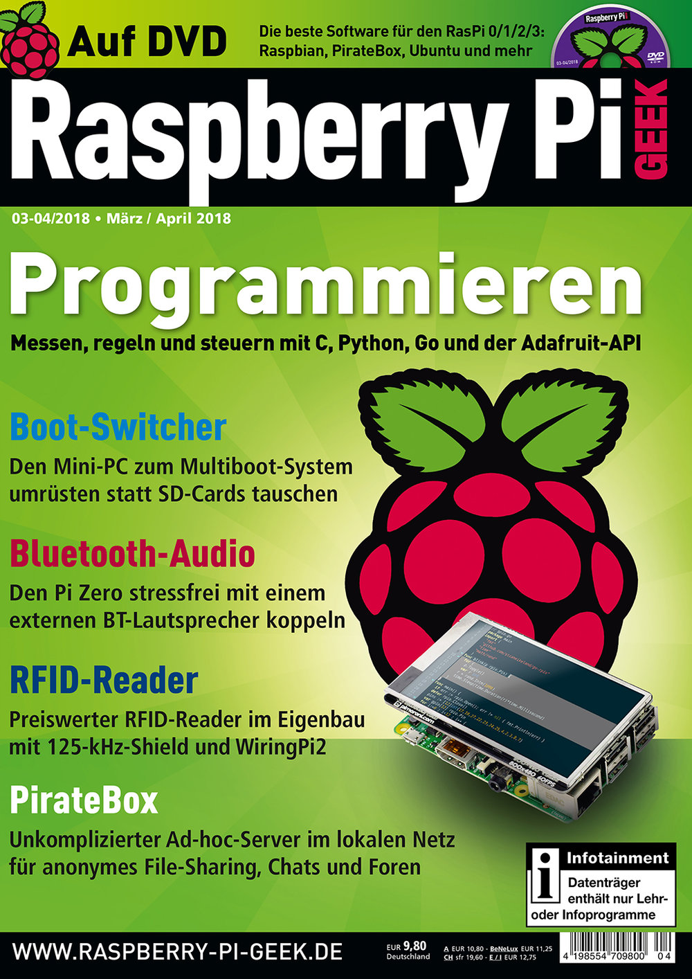 Raspberry Pi Geek ePaper 04/2018