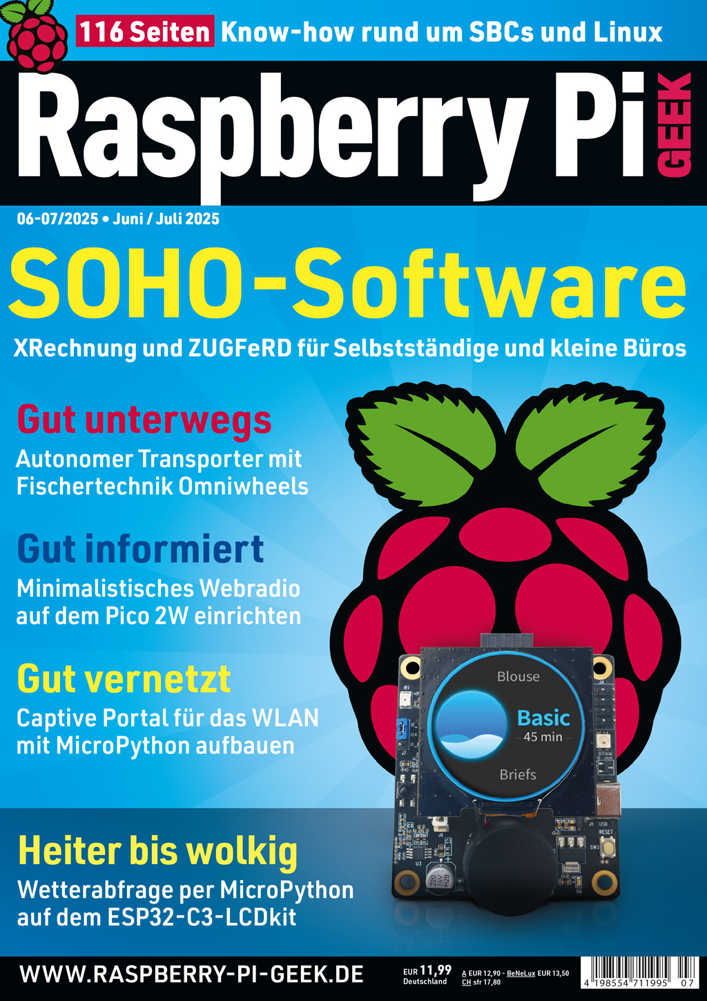 Raspberry Pi Geek ePaper 07/2025