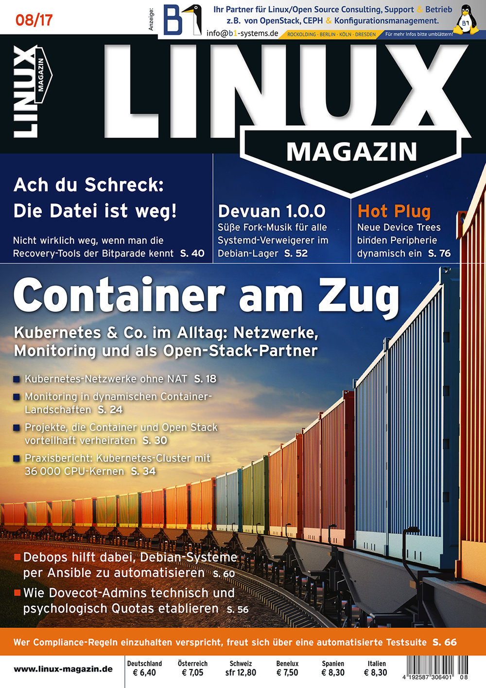 Linux Magazin ePaper 08/2017
