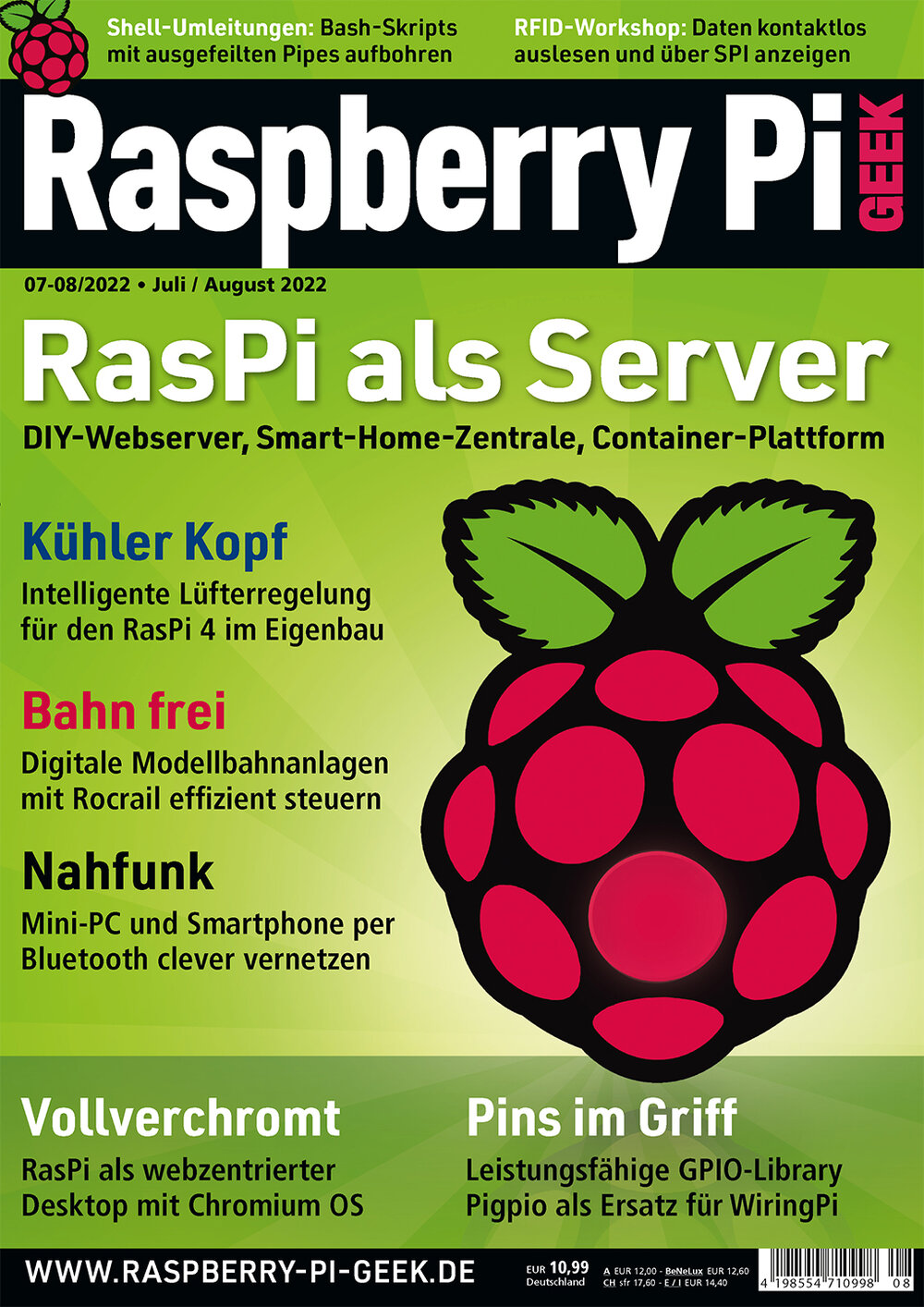Raspberry Pi Geek ePaper 08/2022