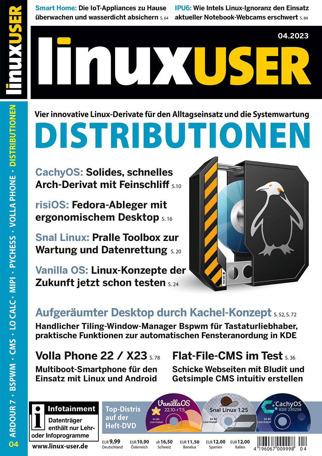 LinuxUser Print mit DVD Probeabo 