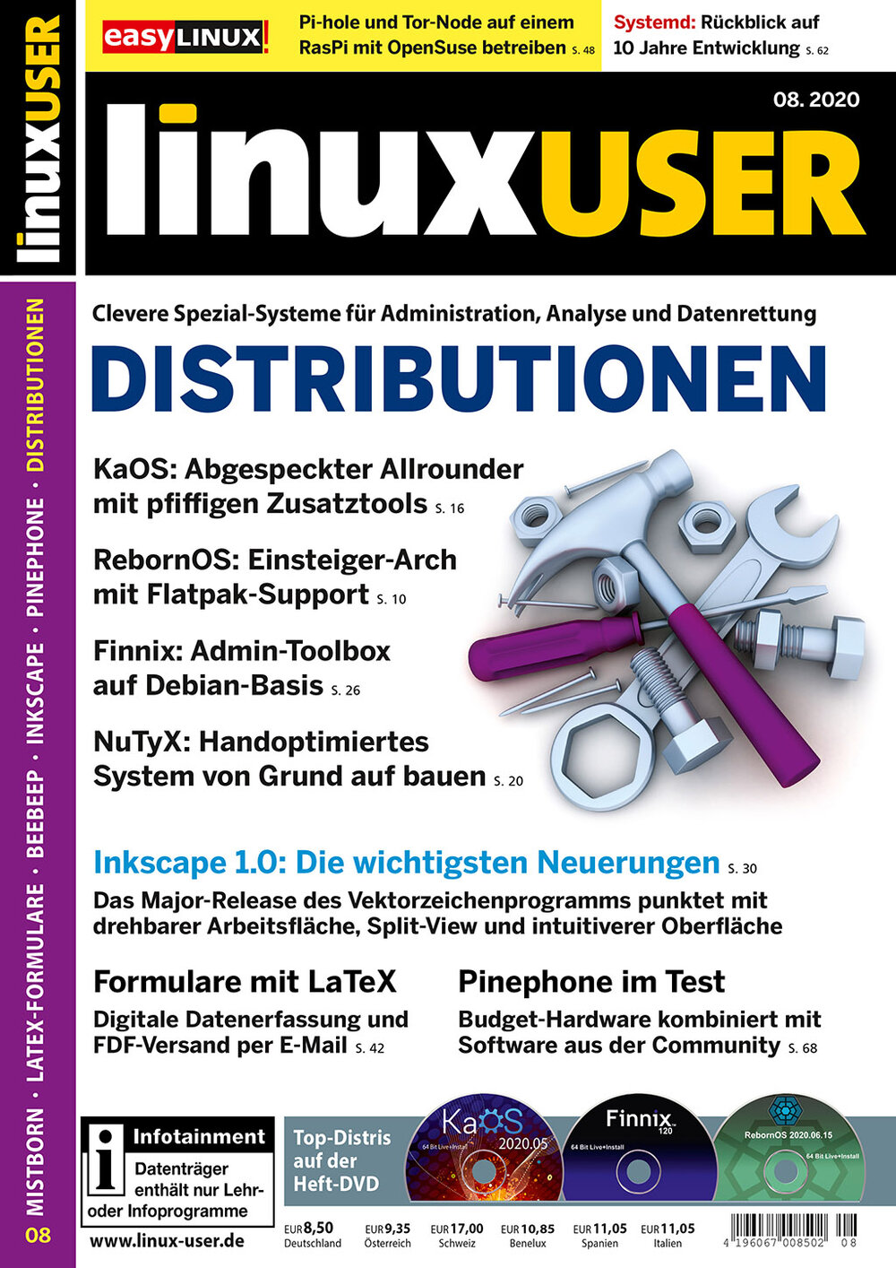 LinuxUser DVD 08/2020