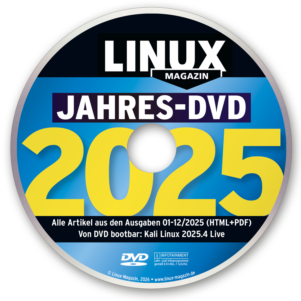 Linux Magazin Jahres-DVD 2025