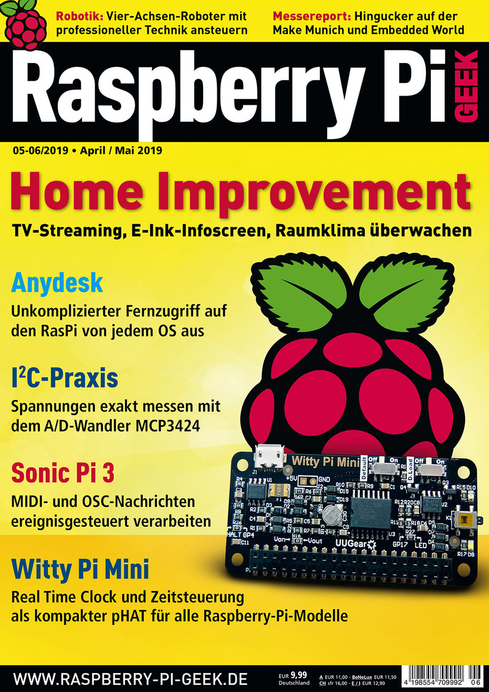 Raspberry Pi Geek ePaper 06/2019
