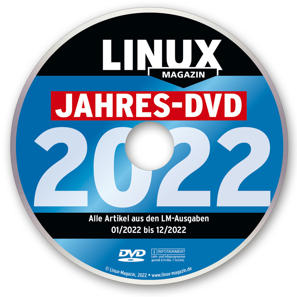 Linux Magazin Jahres-DVD 2022