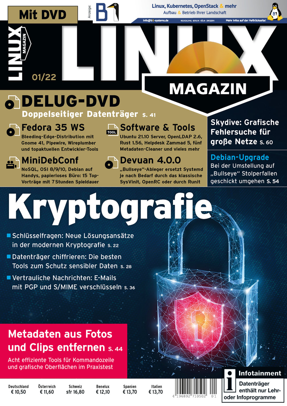 Linux Magazin DVD 01/2022