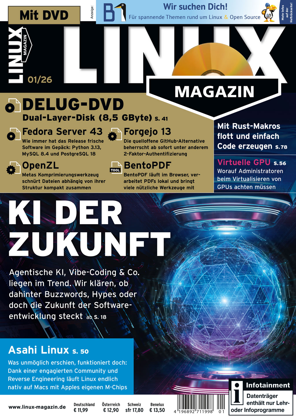 Linux Magazin DVD 01/2026
