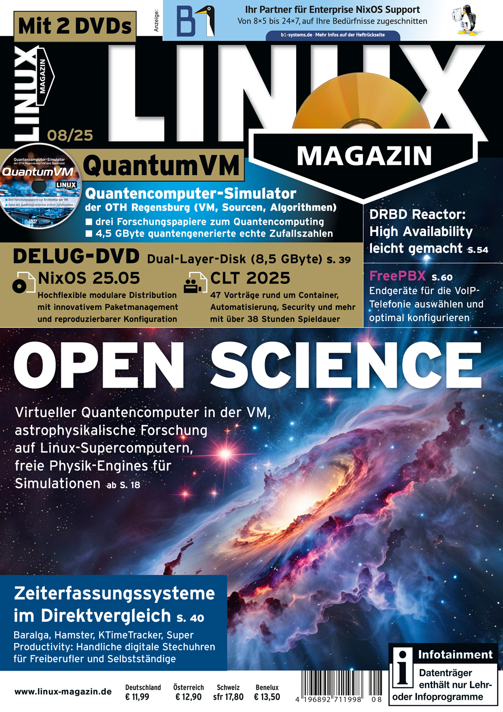 Linux Magazin DVD 08/2025