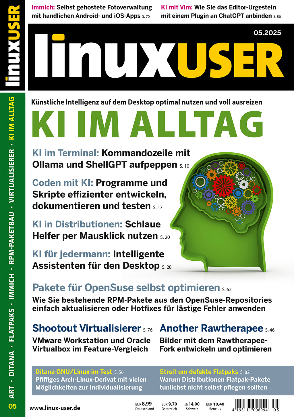 LinuxUser Print ohne DVD Jahresabo 