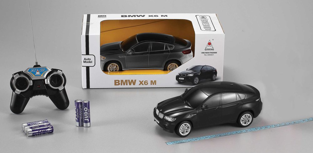 BMW X6, 1:24, schwarz, Ferngesteuert Modellauto