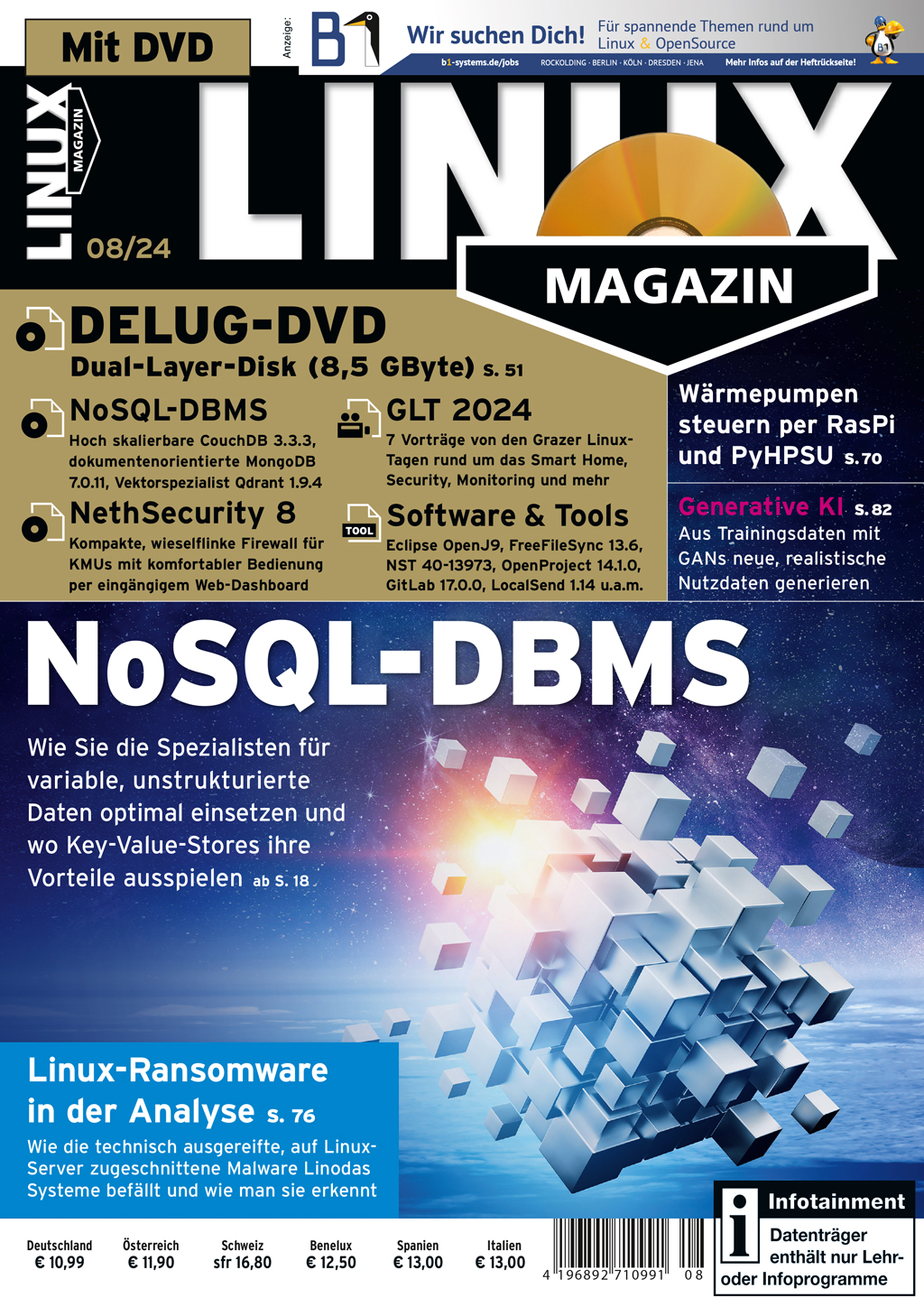 Linux Magazin DVD 08/2024