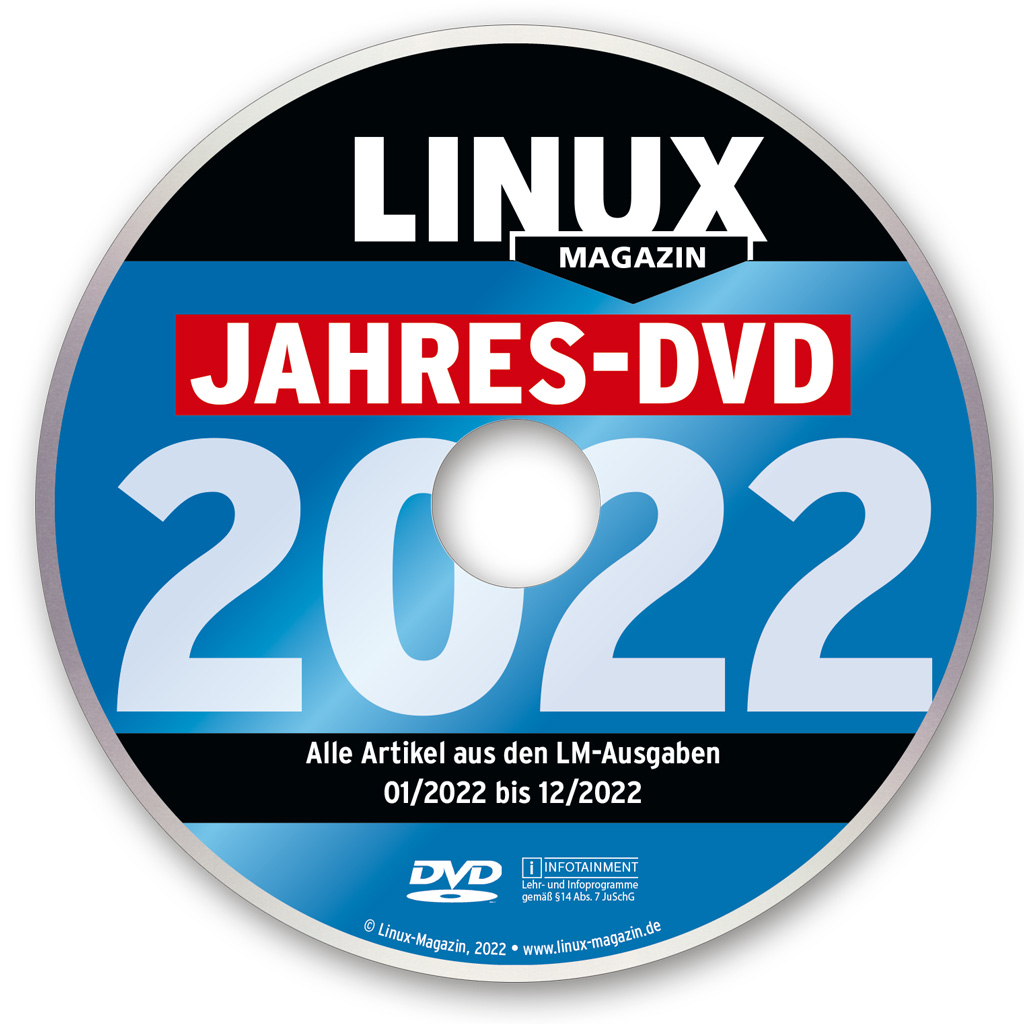 Linux Magazin Jahres-DVD 2022