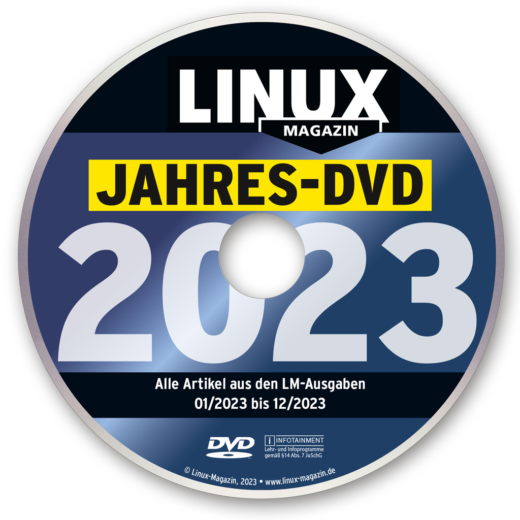 Linux Magazin Jahres-DVD 2023 