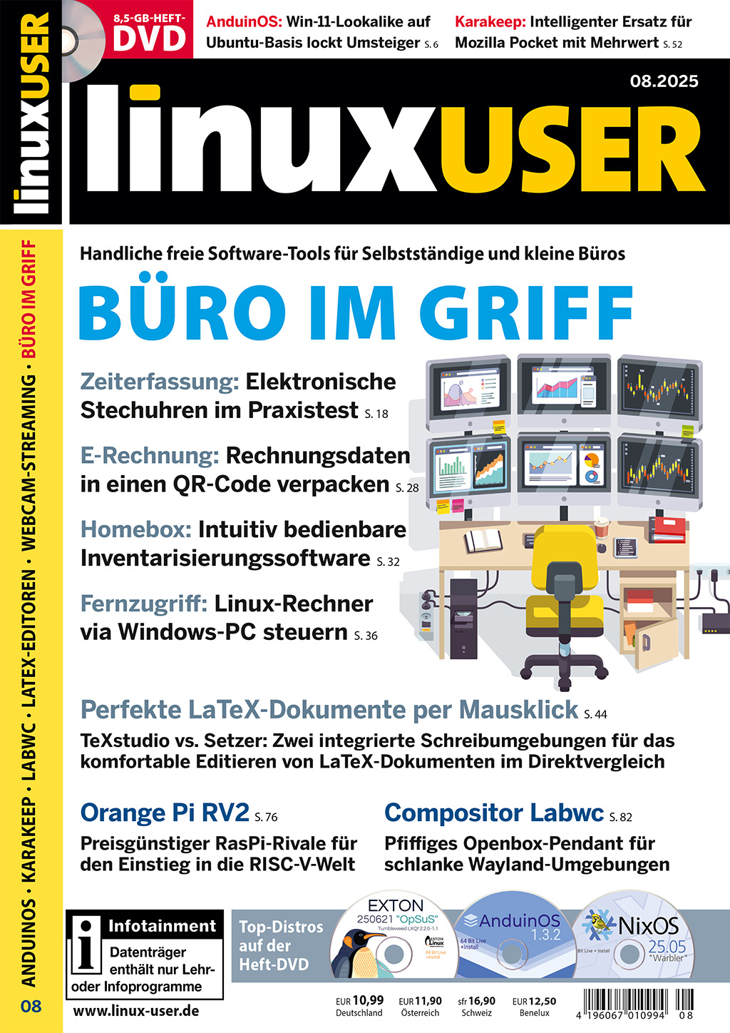 LinuxUser Print ohne DVD Jahresabo LinuxUser Print ohne DVD Jahresabo