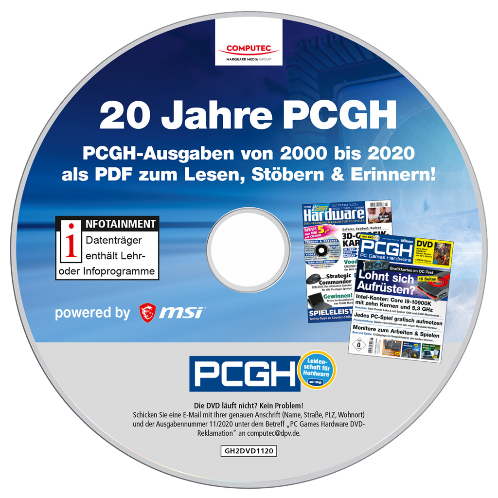 20 Jahre-PDF-Archiv von PCGH auf DVD