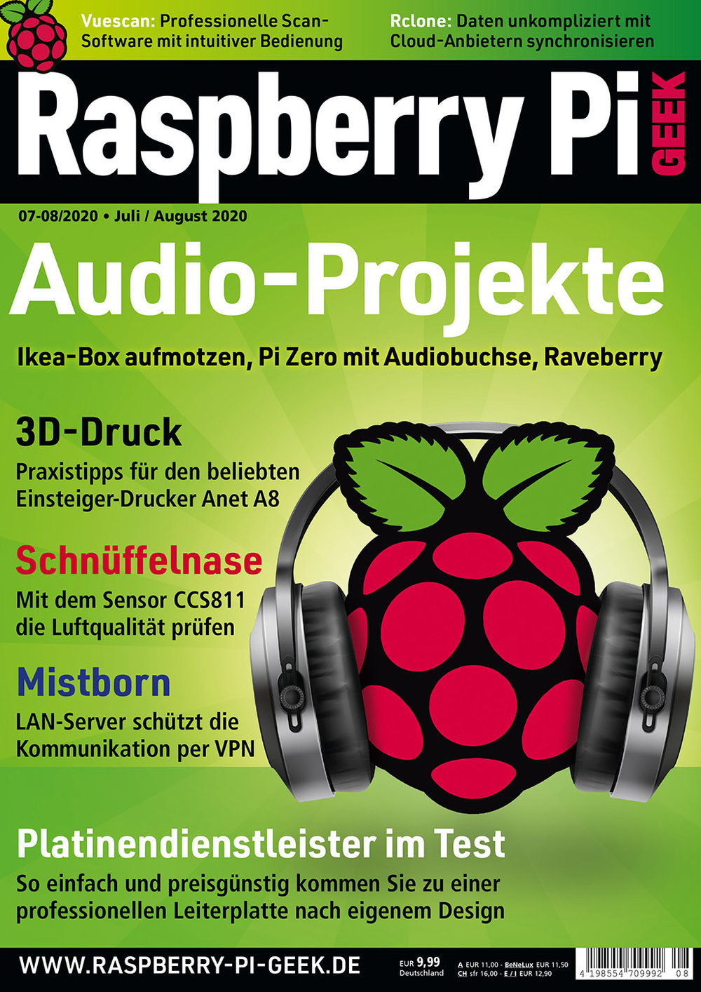 Raspberry Pi Geek ePaper 08/2020