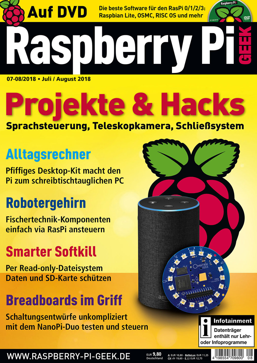 Raspberry Pi Geek ePaper 07-08/2018