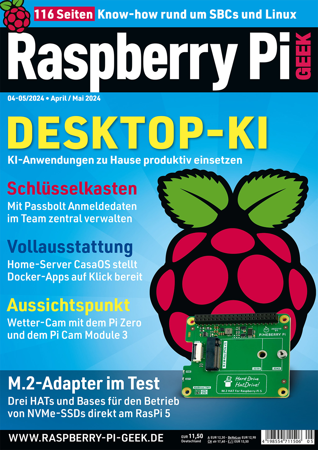 Raspberry Pi Geek Print Jahresabo