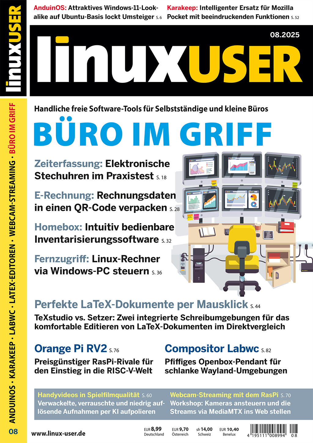 LinuxUser ePaper 08/2025