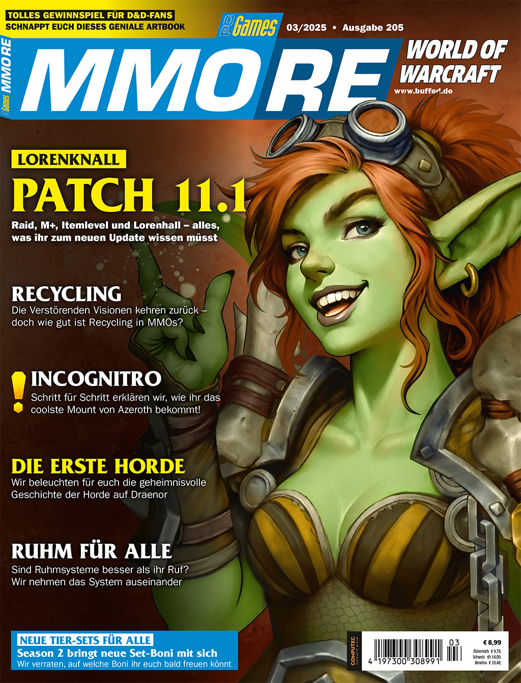 PC Games MMORE und buffed.de-Wunschabo