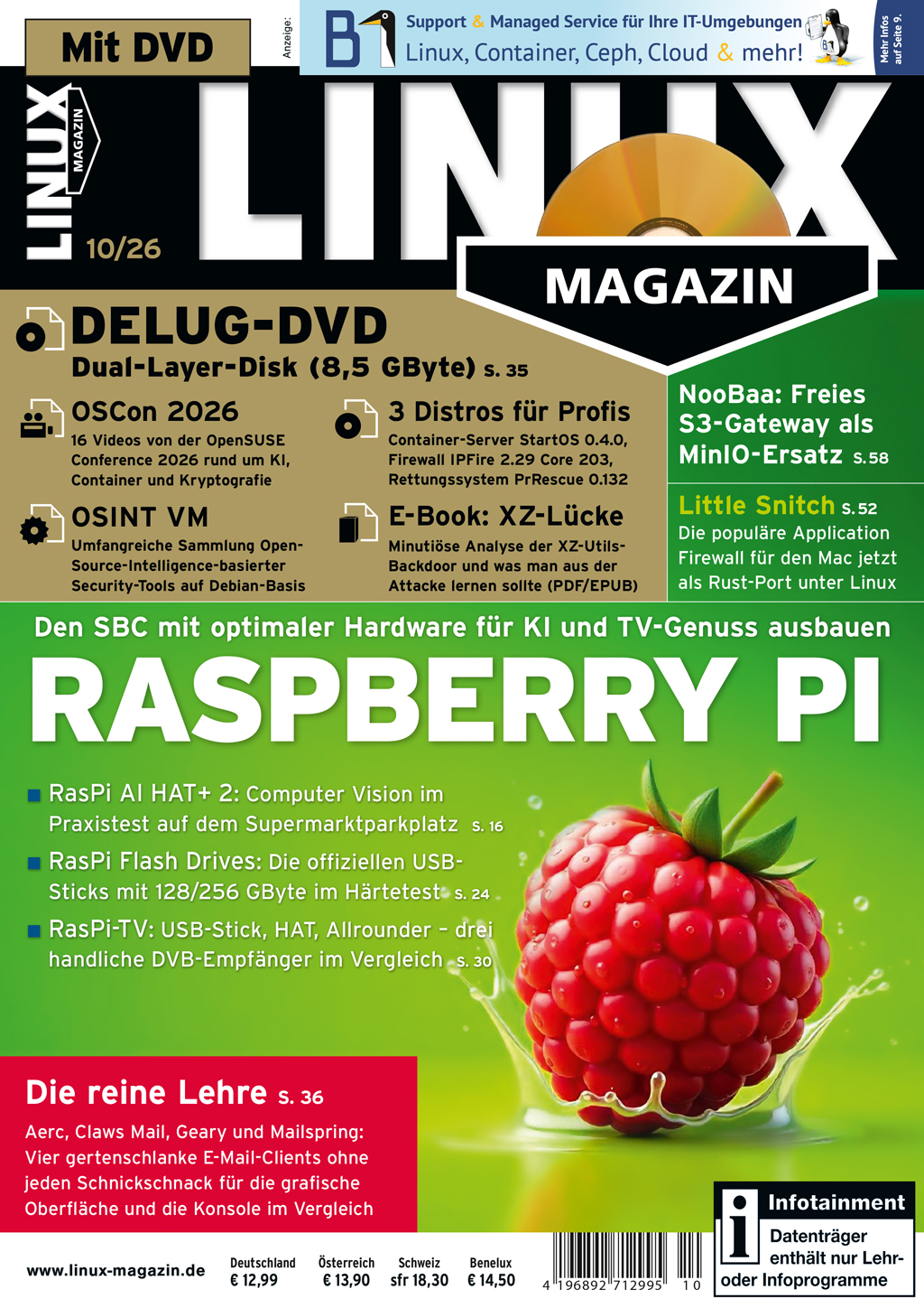 Linux Magazin DVD 10/2026