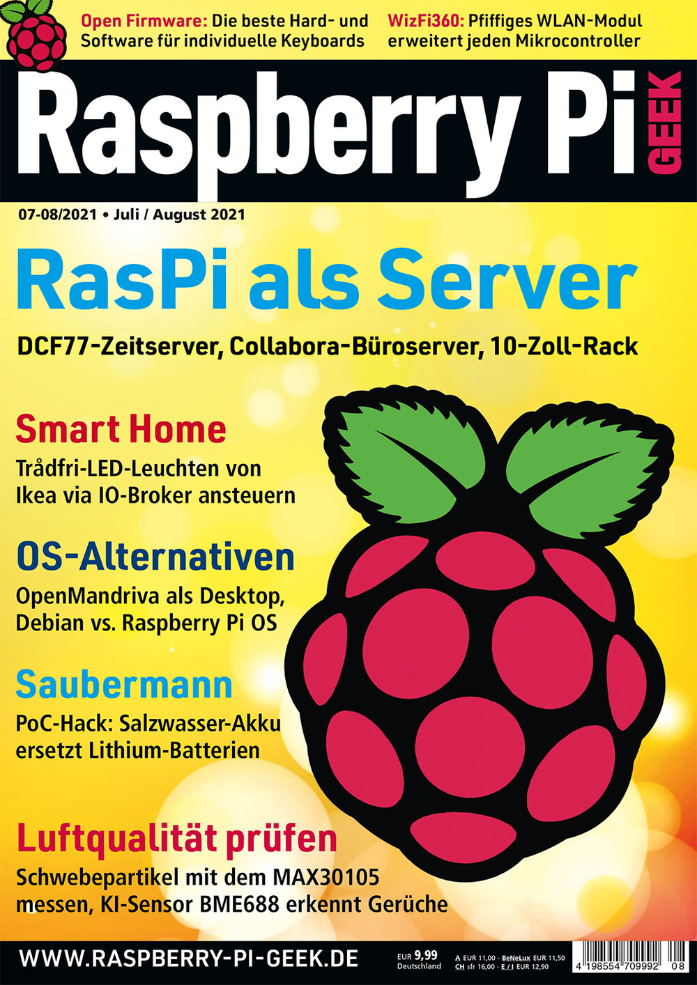 Raspberry Pi Geek ePaper 08/2021