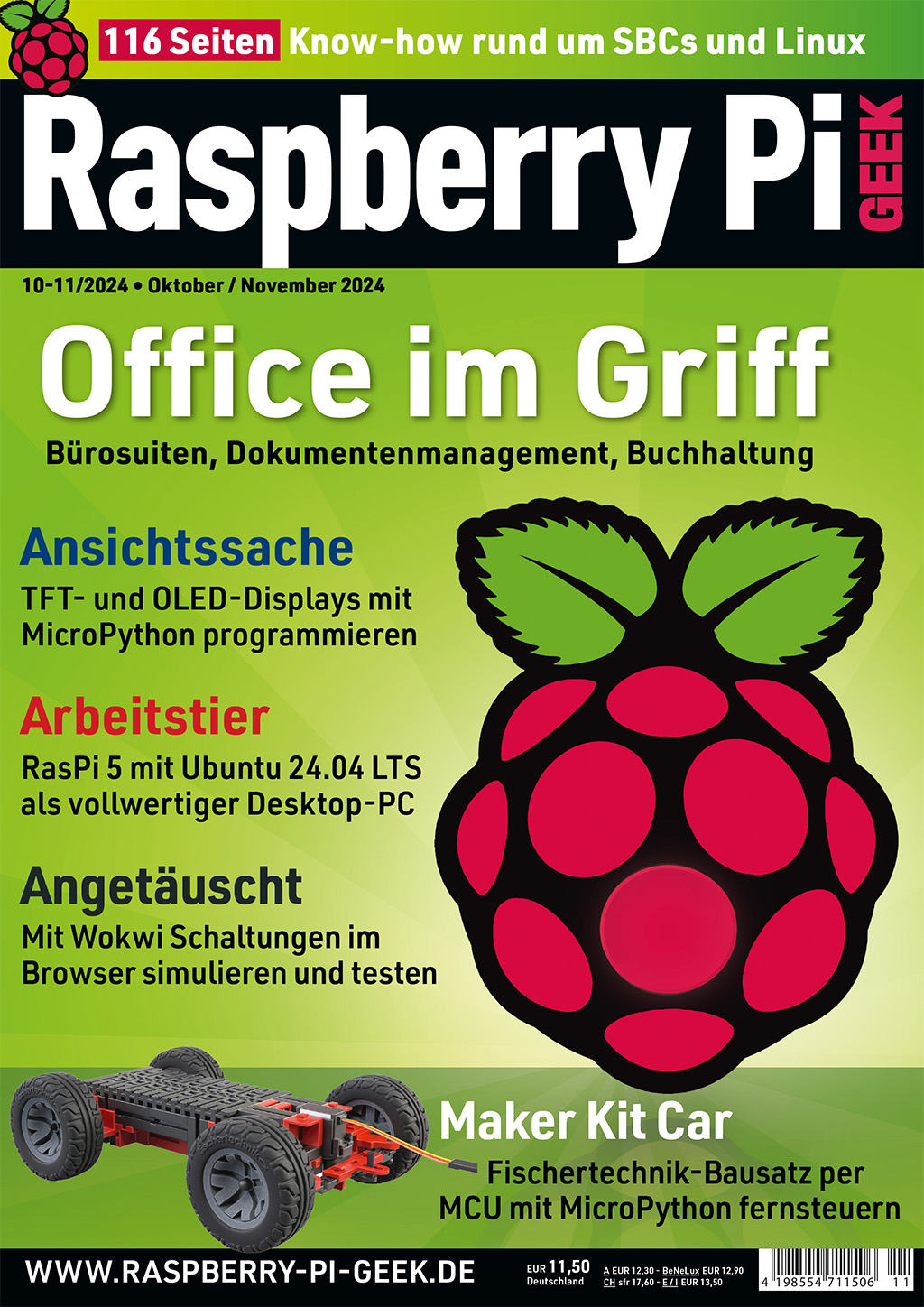 Raspberry Pi Geek ePaper 11/2024