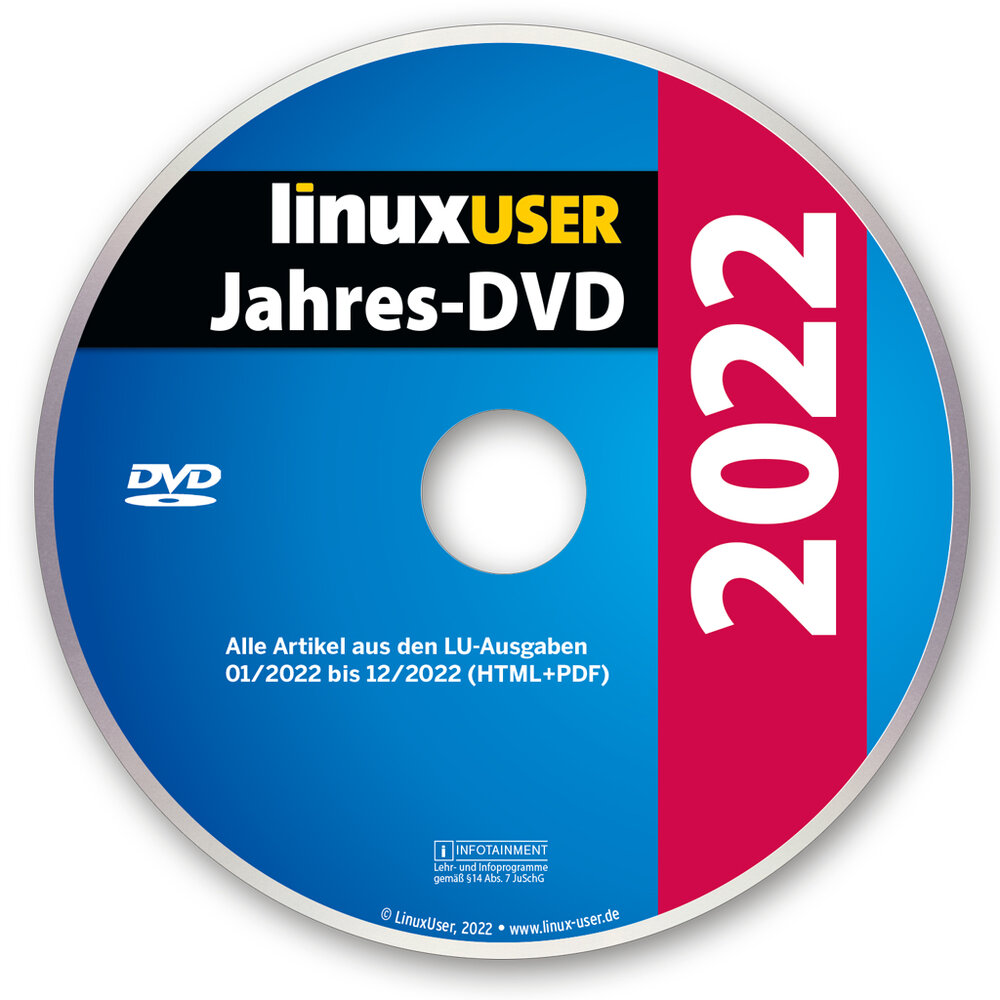 LinuxUser Jahres-DVD 2022