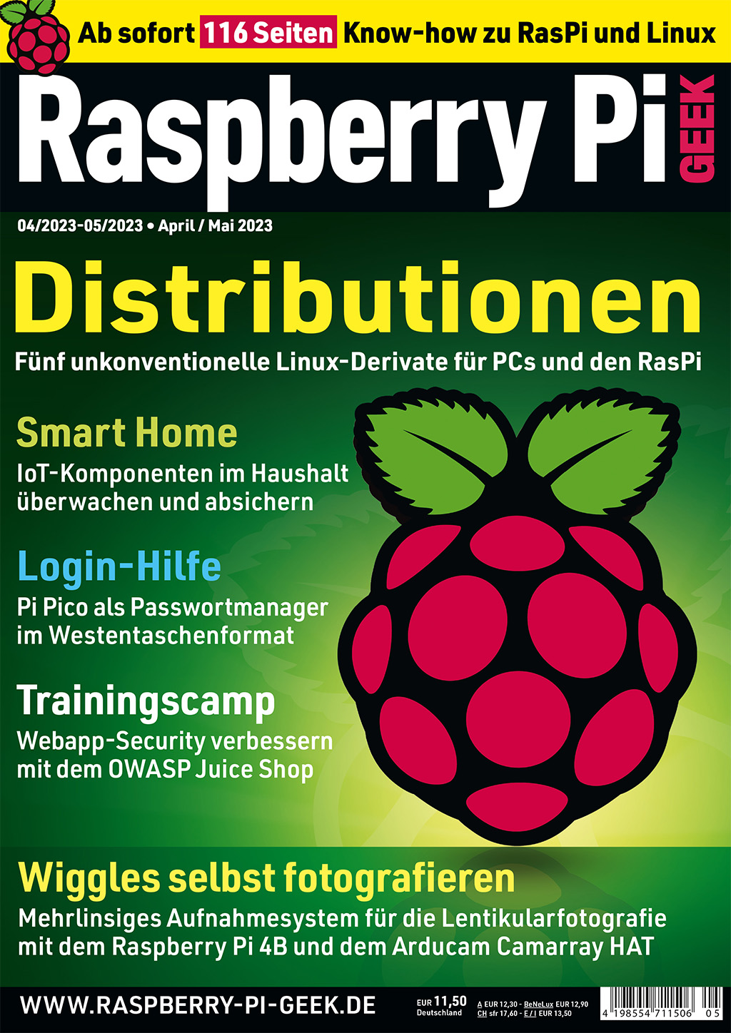 Raspberry Pi Geek Print Jahresabo