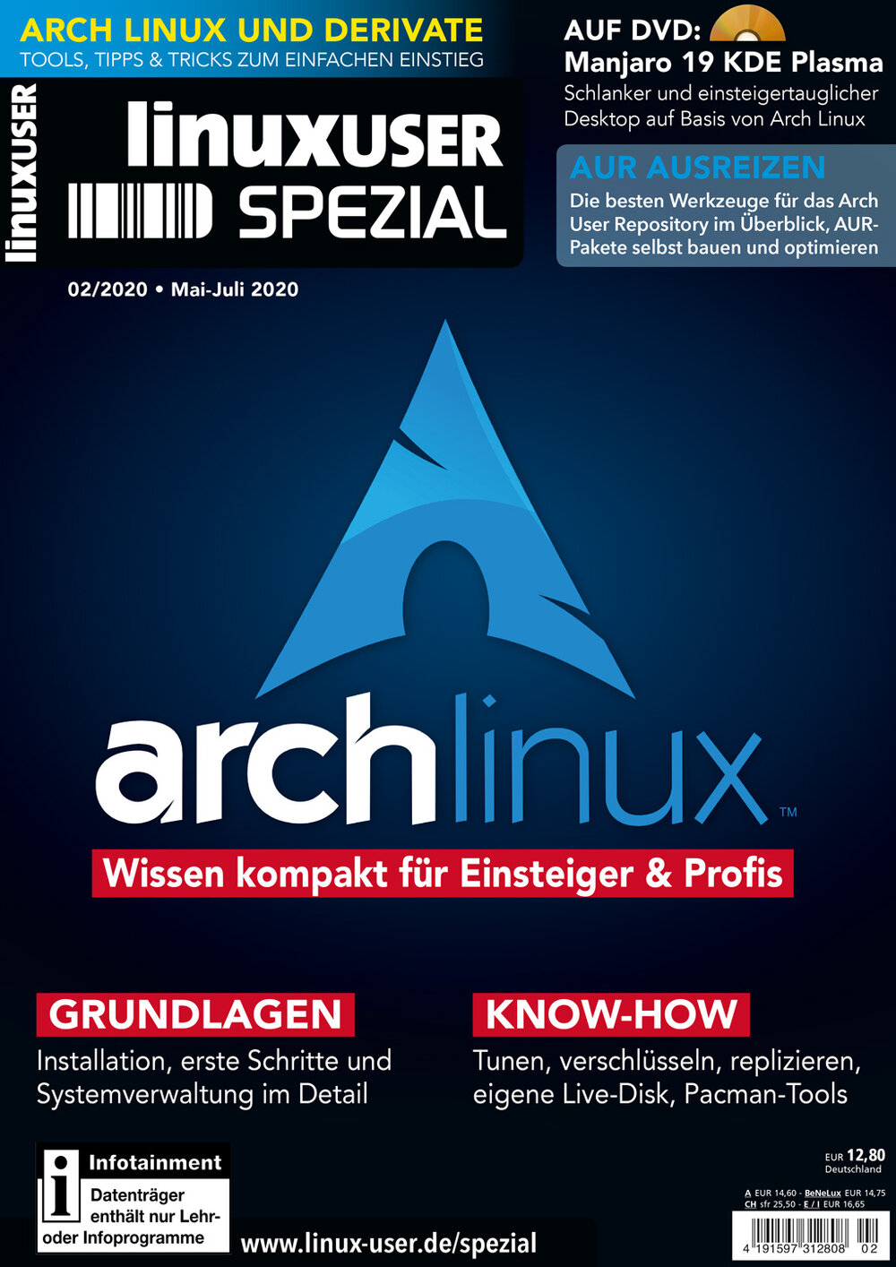 LinuxUser Spezial Sonderheft "Arch Linux" 02/2020