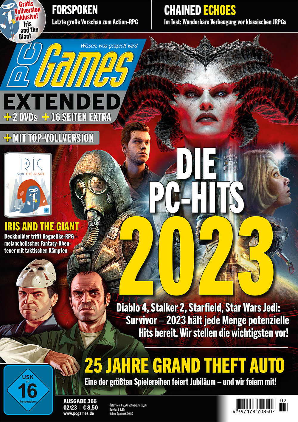 PC Games Extended Print mit DVD Jahresabo