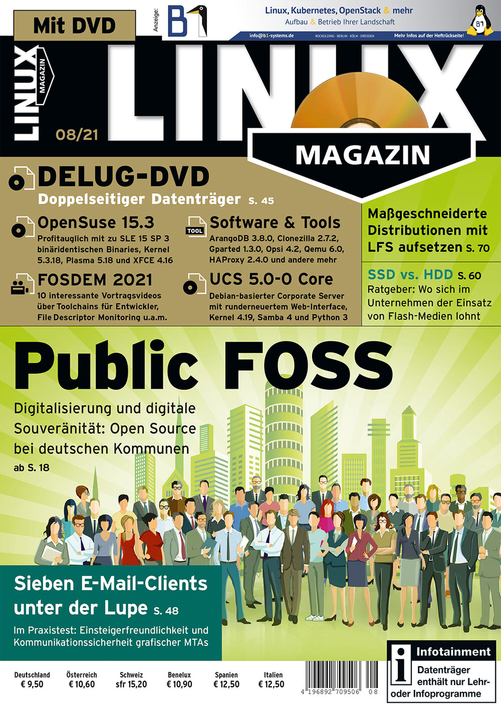 Linux Magazin DVD 08/2021
