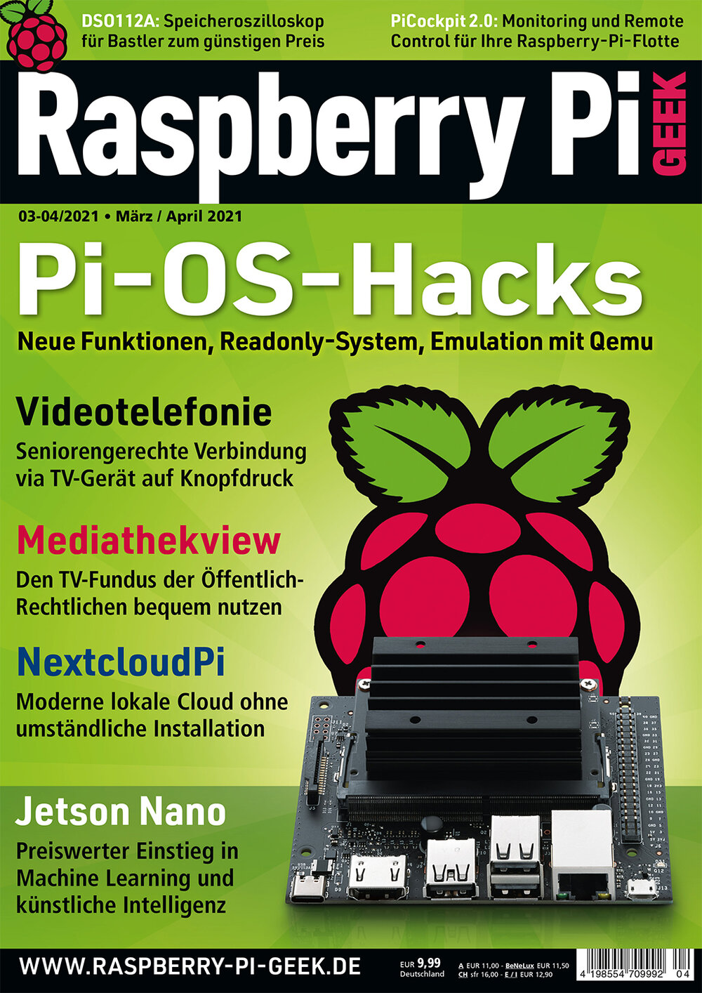 Raspberry Pi Geek ePaper 04/2021