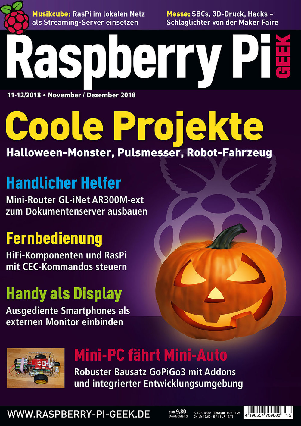 Raspberry Pi Geek ePaper 11-12/2018