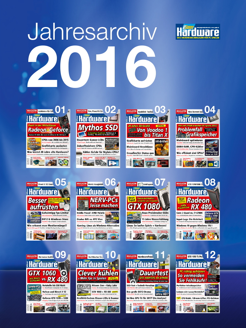 PC Games Hardware Jahresarchiv ePaper 999/2016