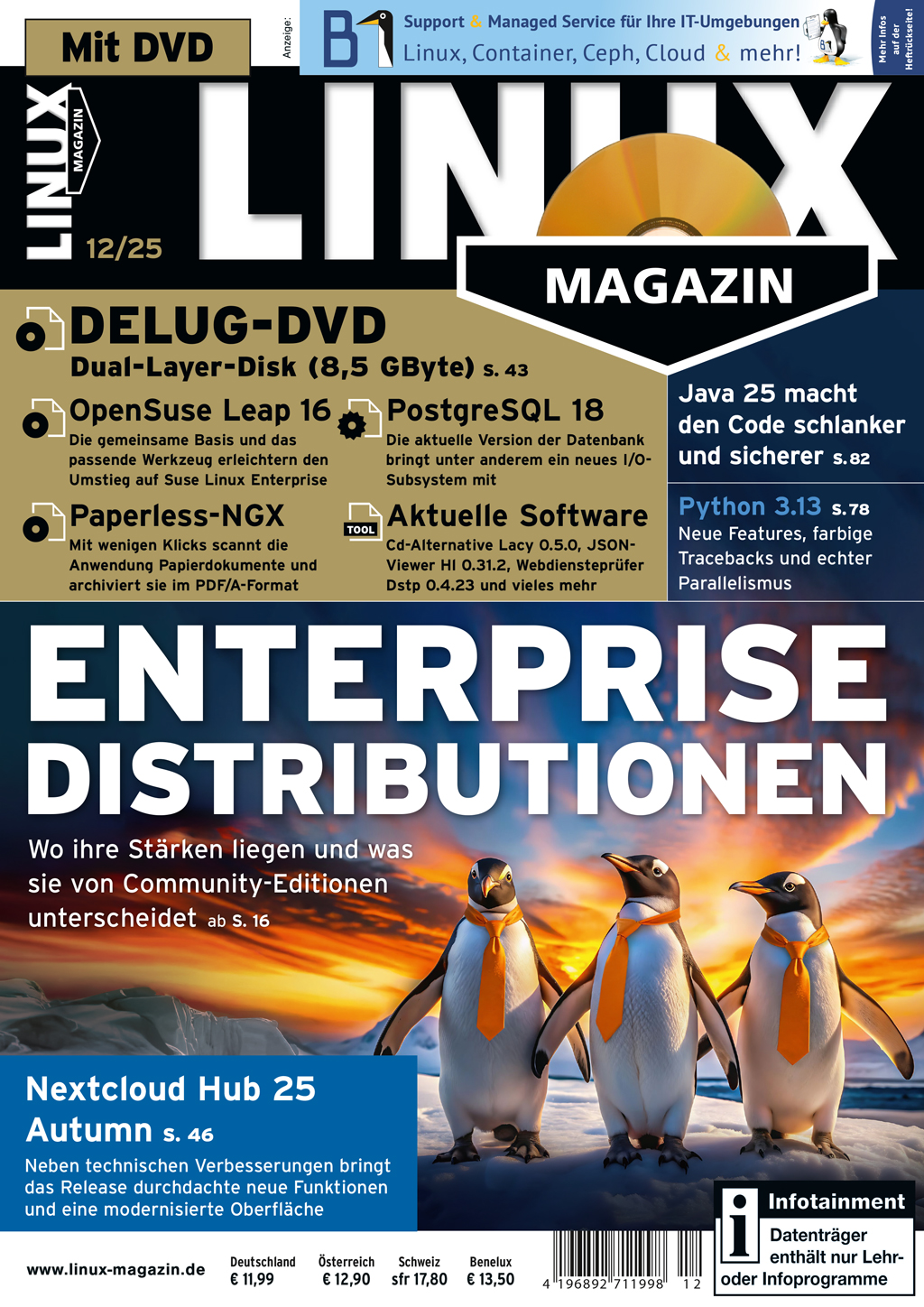 Linux Magazin DVD 12/2025