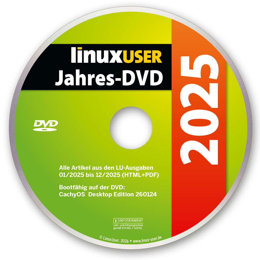 LinuxUser Jahres-DVD 2025
