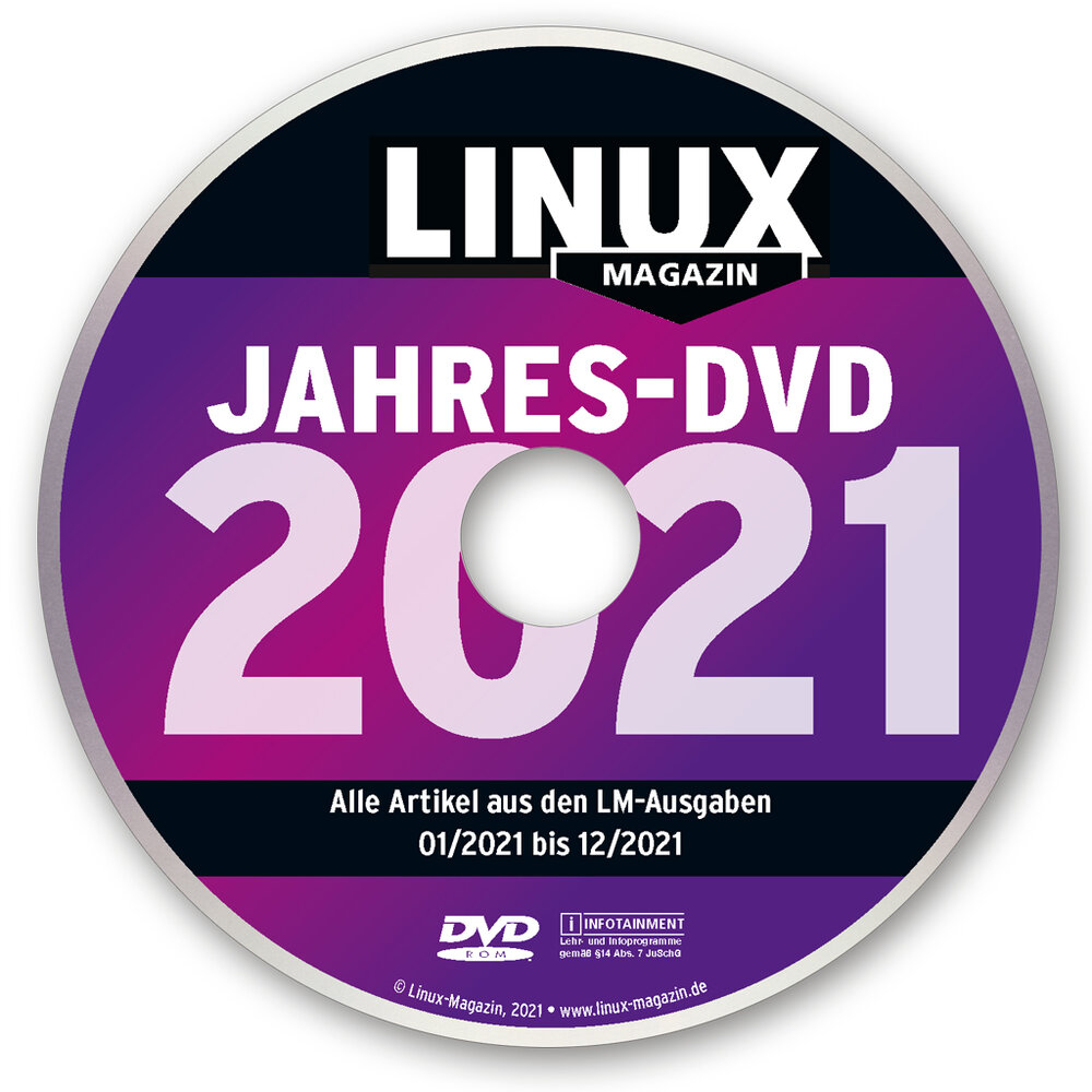 Linux Magazin Jahres-DVD 2021