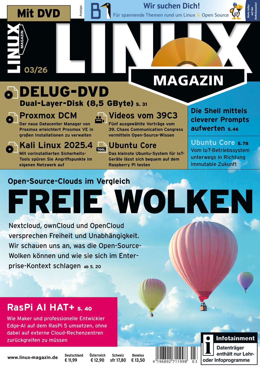 Linux Magazin DVD 03/2026